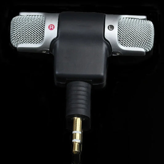 FORNORM 3.5Mm Jack Portable Mini Portable Digital Stereo Microphone Recorder for Sony MIC-DS70P Computer Sing Song Karaoke