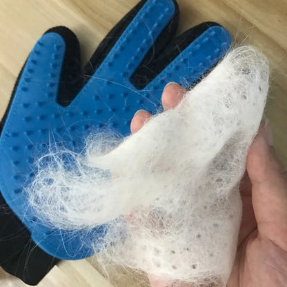 Pet Glove Pet Hair Deshedding Brush Gloves  Hair Remover Clean Massage 