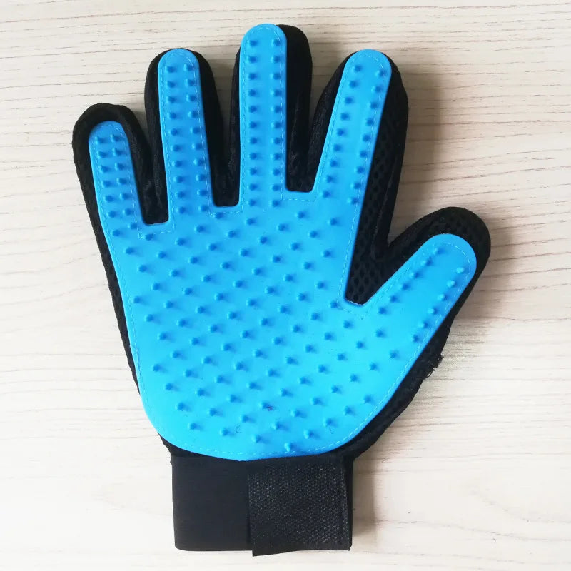 Pet Glove Pet Hair Deshedding Brush Gloves  Hair Remover Clean Massage 