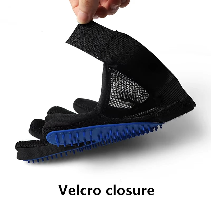 Pet Glove Pet Hair Deshedding Brush Gloves  Hair Remover Clean Massage 