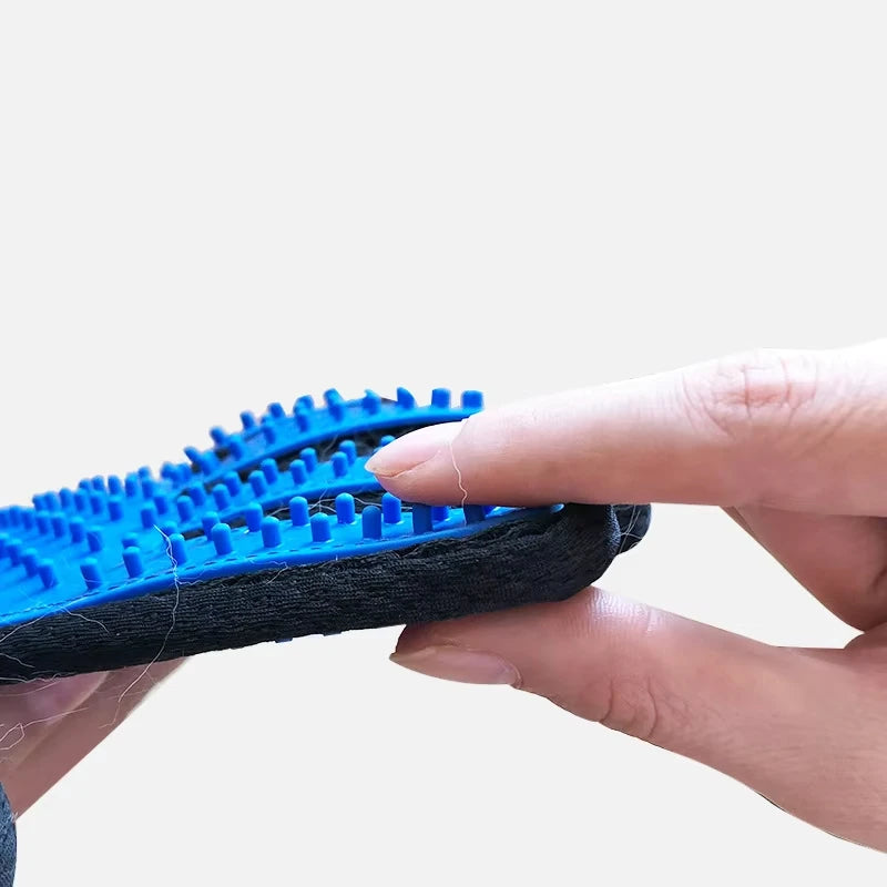 Pet Glove Pet Hair Deshedding Brush Gloves  Hair Remover Clean Massage 