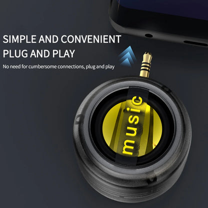 Portable Mini Speaker Universal 3.5Mm Plug in Jack Mini Sound Box Mobile Phone Speaker Amplifier External Wired Speakers