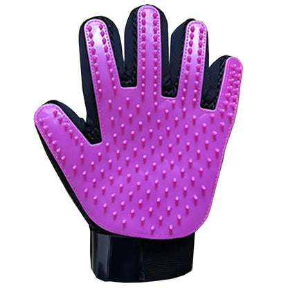 Pet Glove Pet Hair Deshedding Brush Gloves  Hair Remover Clean Massage 