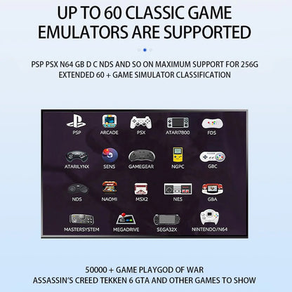 G11 Pro Video Game Console Ultra Low Latency 4K HD Video Game Box 256G Built in 60000 Retro Games 2.4G Wireless Dual Controllers