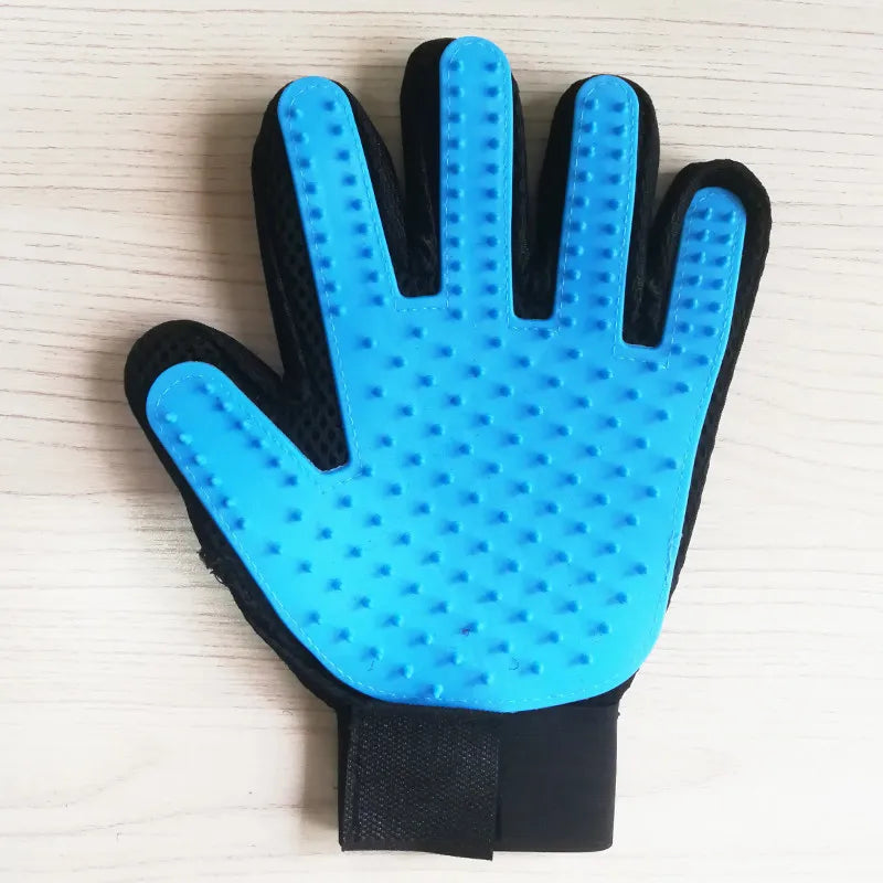 Pet Glove Pet Hair Deshedding Brush Gloves  Hair Remover Clean Massage 
